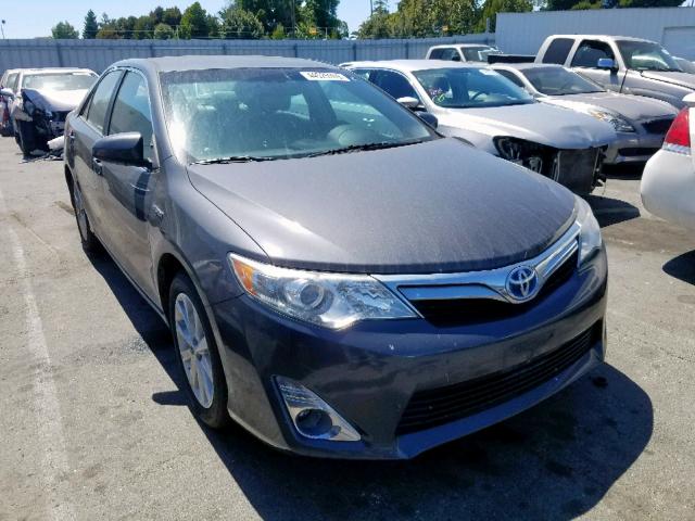 4T1BD1FK1CU046909 - 2012 TOYOTA CAMRY HYBR SILVER photo 1