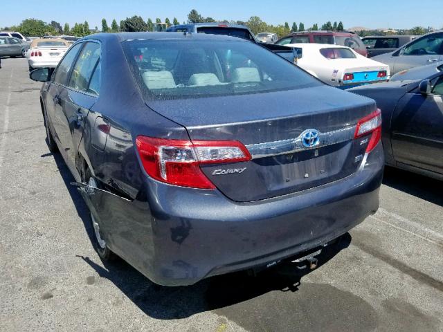 4T1BD1FK1CU046909 - 2012 TOYOTA CAMRY HYBR SILVER photo 3