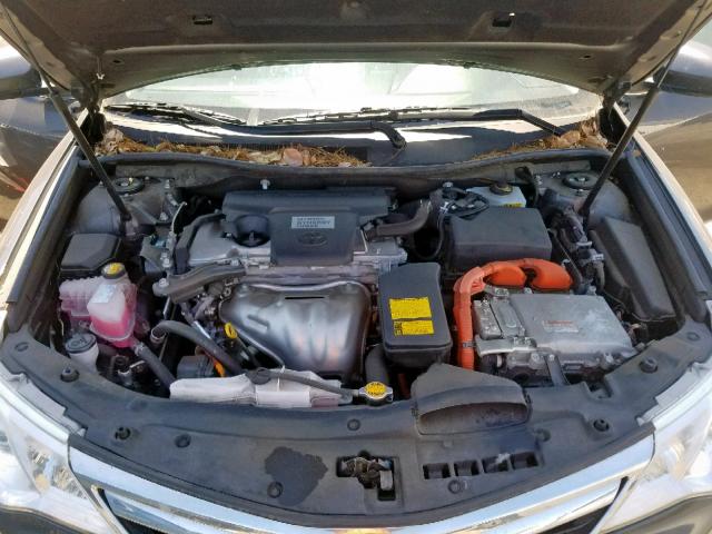 4T1BD1FK1CU046909 - 2012 TOYOTA CAMRY HYBR SILVER photo 7