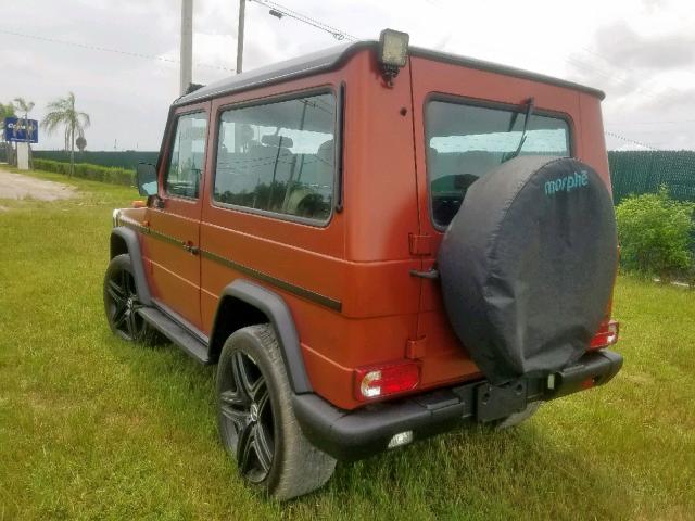 WDB46023817039691 - 1985 MERCEDES-BENZ G SERIES ORANGE photo 3