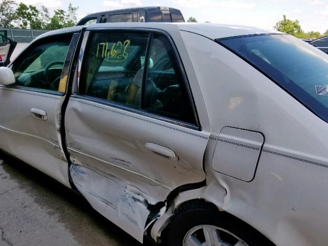 1G6KD54Y03U168439 - 2003 CADILLAC DEVILLE WHITE photo 9