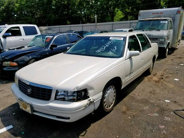 1G6KF549XXU712972 - 1999 CADILLAC DEVILLE CO WHITE photo 2