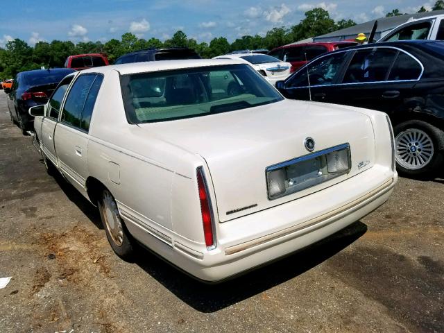 1G6KF549XXU712972 - 1999 CADILLAC DEVILLE CO WHITE photo 3