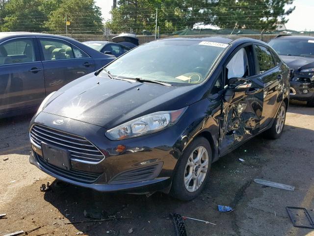 3FADP4BJ8EM159823 - 2014 FORD FIESTA SE BLACK photo 2