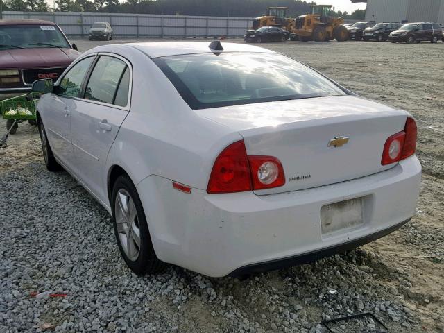 1G1ZA5E00CF394829 - 2012 CHEVROLET MALIBU LS WHITE photo 3