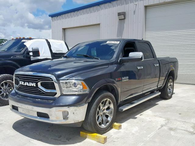 1C6RR7WM8HS702011 - 2017 RAM 1500 LONGH BLUE photo 2