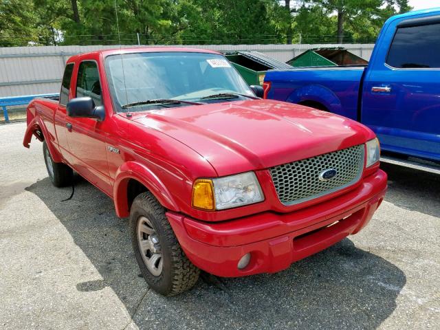 1FTYR14U73TA44270 - 2003 FORD RANGER SUP RED photo 1