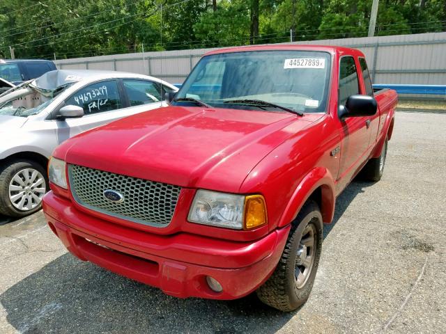 1FTYR14U73TA44270 - 2003 FORD RANGER SUP RED photo 2