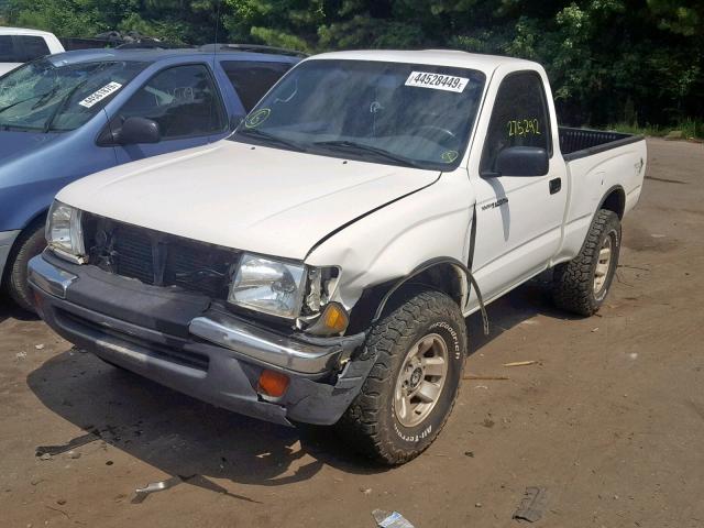 4TAPM62N6XZ561898 - 1999 TOYOTA TACOMA WHITE photo 2