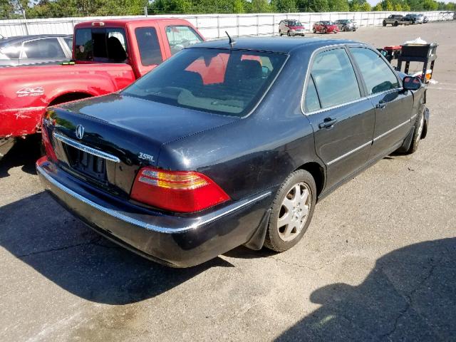 JH4KA96562C009427 - 2002 ACURA 3.5RL BLACK photo 4