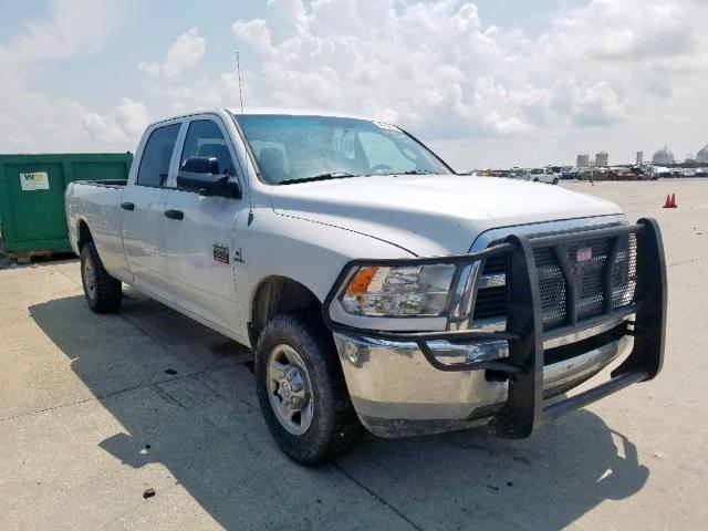 3C6UD5HL9CG282373 - 2012 DODGE RAM 2500 S WHITE photo 1