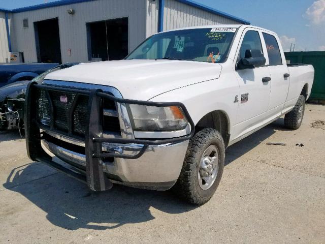 3C6UD5HL9CG282373 - 2012 DODGE RAM 2500 S WHITE photo 2