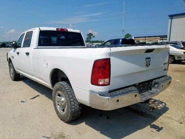 3C6UD5HL9CG282373 - 2012 DODGE RAM 2500 S თეთრი ფოტო 3