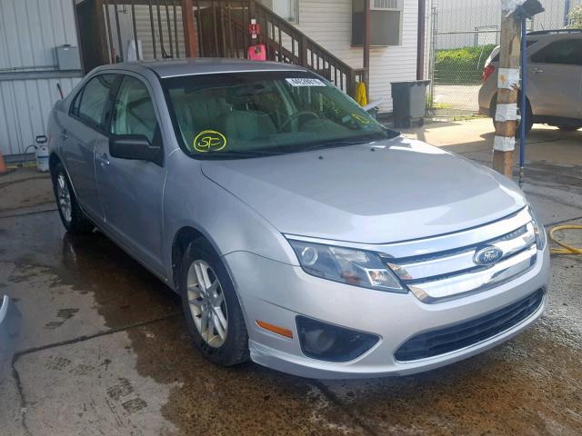 3FAHP0GA3CR148103 - 2012 FORD FUSION S SILVER photo 1