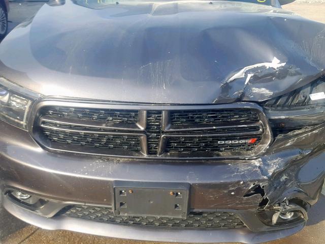 1C4RDJDG2HC648975 - 2017 DODGE DURANGO GT GRAY photo 7