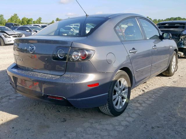 JM1BK32F971743881 - 2007 MAZDA 3 I GRAY photo 4