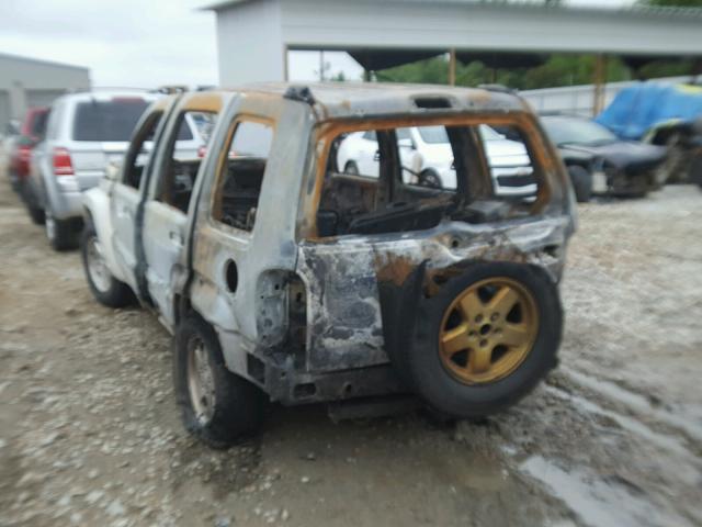 1J4GL58K54W227299 - 2004 JEEP LIBERTY LI BURN photo 3