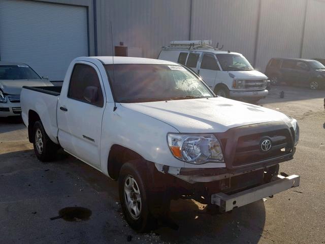 5TENX22NX7Z349070 - 2007 TOYOTA TACOMA WHITE photo 1