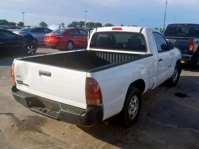 5TENX22NX7Z349070 - 2007 TOYOTA TACOMA WHITE photo 4