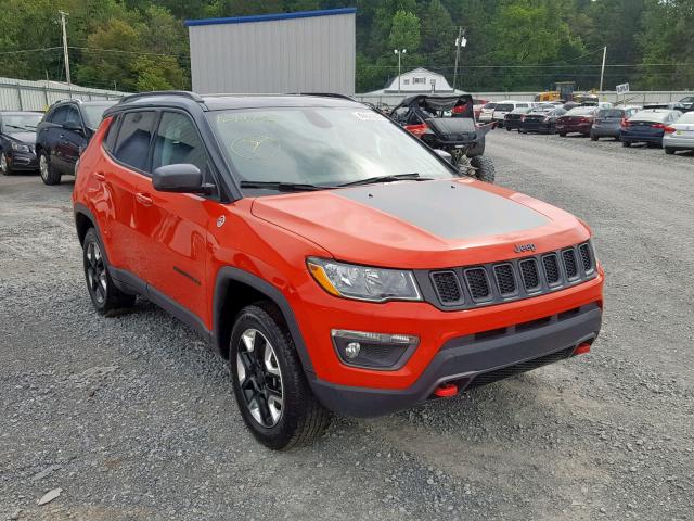 3C4NJDDB2JT231623 - 2018 JEEP COMPASS TR ORANGE photo 1