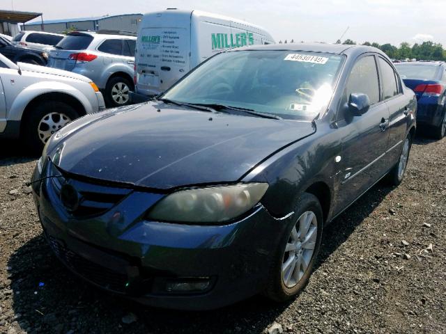 JM1BK324581144282 - 2008 MAZDA 3 S CHARCOAL photo 2