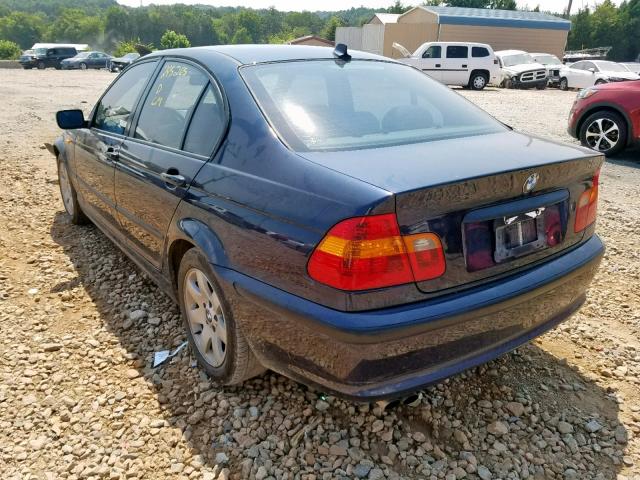 WBAEV33495KL64126 - 2005 BMW 325 I BLUE photo 3