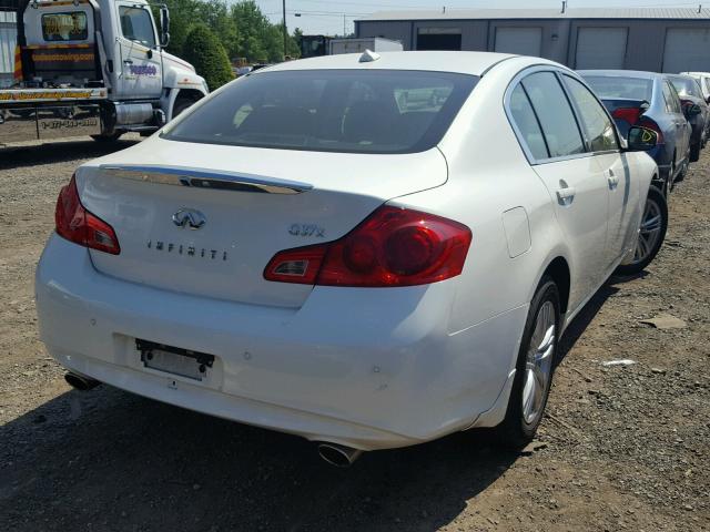 JN1CV6AR8CM975618 - 2012 INFINITI G37 WHITE photo 4