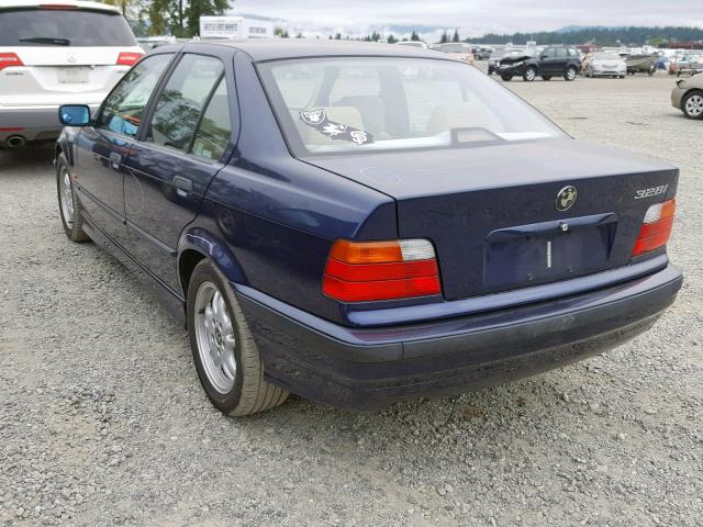 WBACD4327WAV60622 - 1998 BMW 328 I AUTO BLUE photo 3