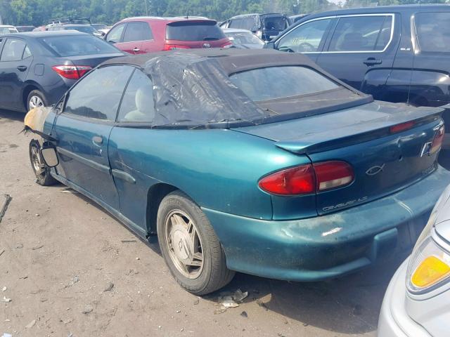 4G1JF32T6VB108198 - 1997 CHEVROLET CAVALIER L GREEN photo 3