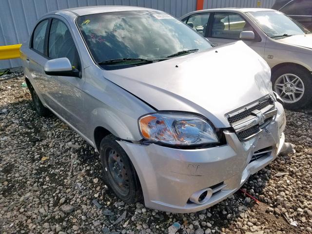 KL1TG5DE0BB209720 - 2011 CHEVROLET AVEO LT SILVER photo 1