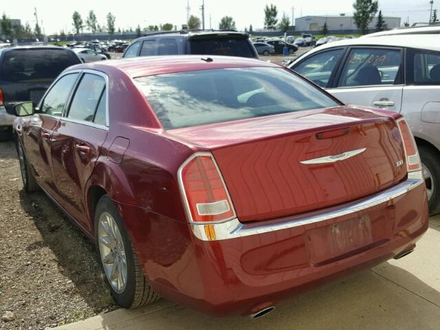 2C3CCAAG0DH577364 - 2013 CHRYSLER 300 RED photo 3