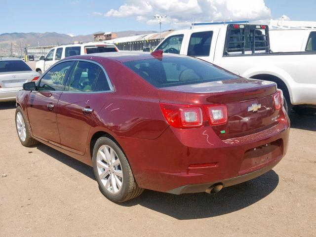 1G11E5SA2GF136946 - 2016 CHEVROLET MALIBU LIM MAROON photo 3