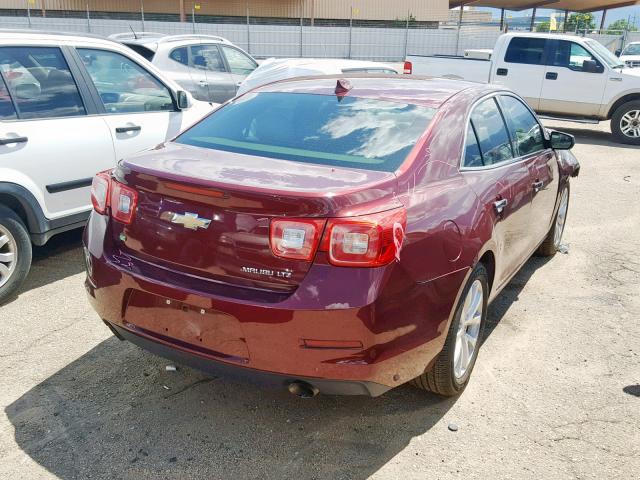 1G11E5SA2GF136946 - 2016 CHEVROLET MALIBU LIM MAROON photo 4