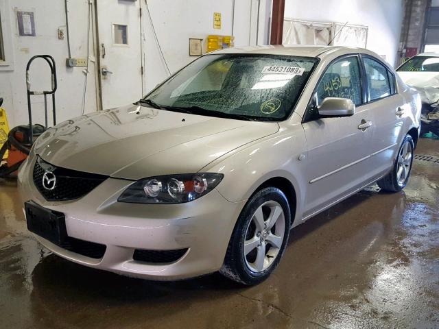 JM1BK12F161401084 - 2006 MAZDA 3 I SILVER photo 2