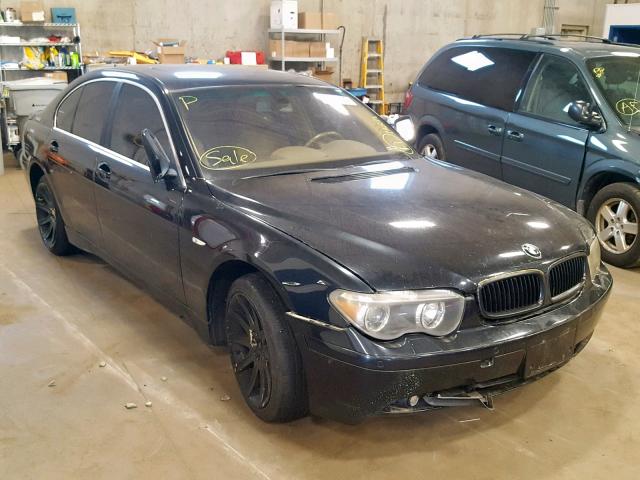 WBAGL63483DP67354 - 2003 BMW 745 I BLACK photo 1