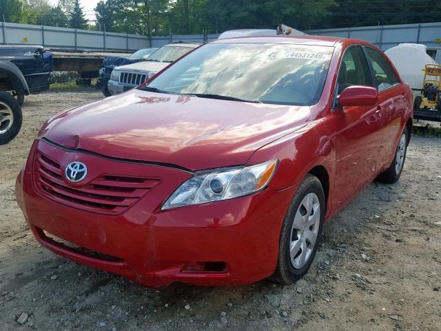 4T1BE46K97U113826 - 2007 TOYOTA CAMRY NEW RED photo 2