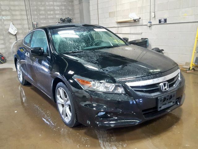 1HGCS2B82CA005576 - 2012 HONDA ACCORD EXL BLACK photo 1