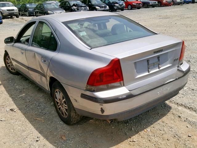 YV1RS61T932262518 - 2003 VOLVO S60 SILVER photo 3