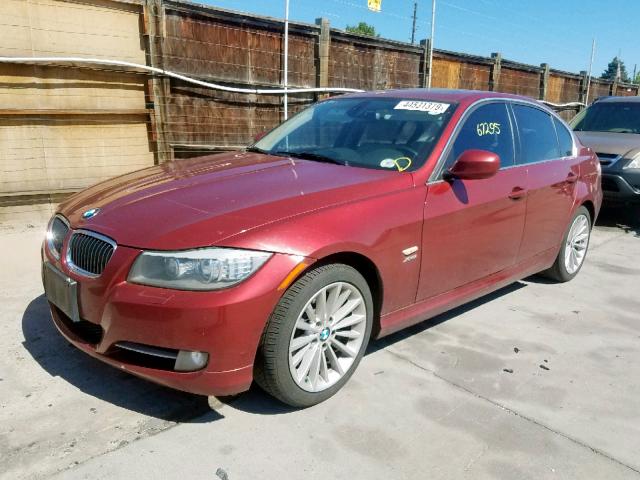 WBAPL5C52BA983106 - 2011 BMW 335 XI RED photo 2