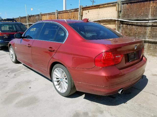 WBAPL5C52BA983106 - 2011 BMW 335 XI RED photo 3