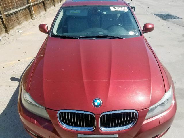 WBAPL5C52BA983106 - 2011 BMW 335 XI RED photo 9