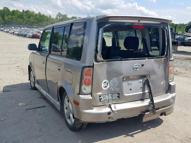 JTLKT324450202174 - 2005 TOYOTA SCION XB 灰色 照片 3