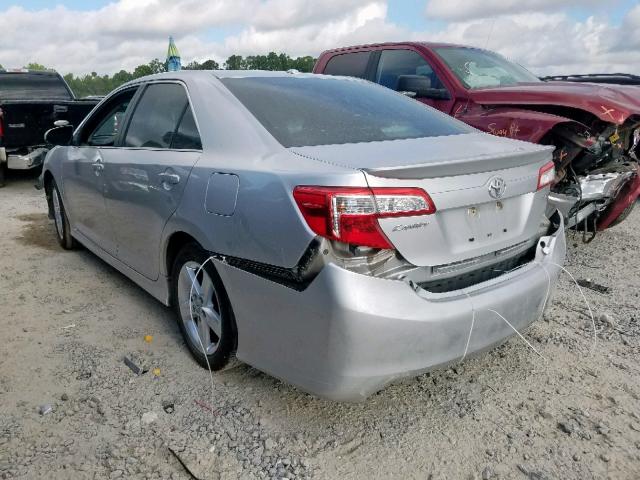 4T1BF1FK9CU106820 - 2012 TOYOTA CAMRY BASE SILVER photo 3