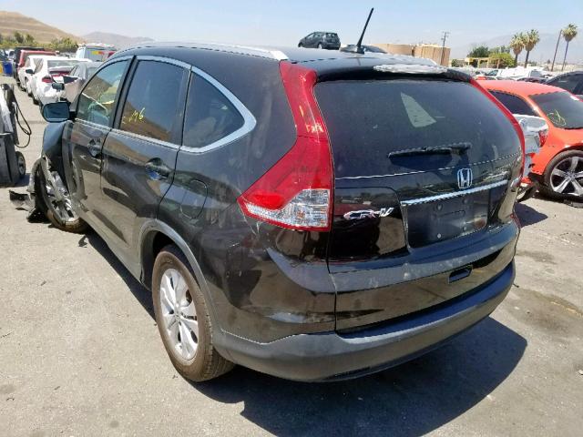 2HKRM4H71EH693238 - 2014 HONDA CR-V EXL BROWN photo 3