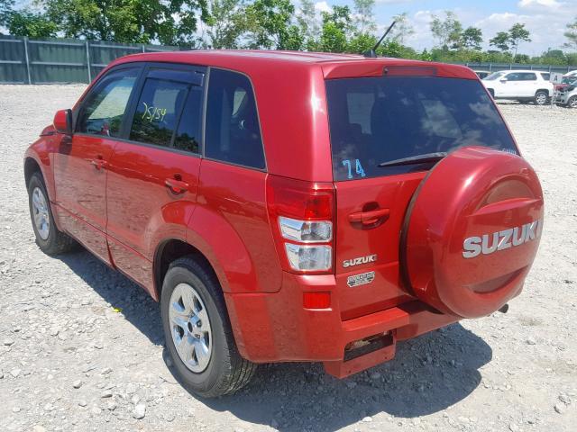 JS3TD0D27B4100669 - 2011 SUZUKI GRAND VITA RED photo 3