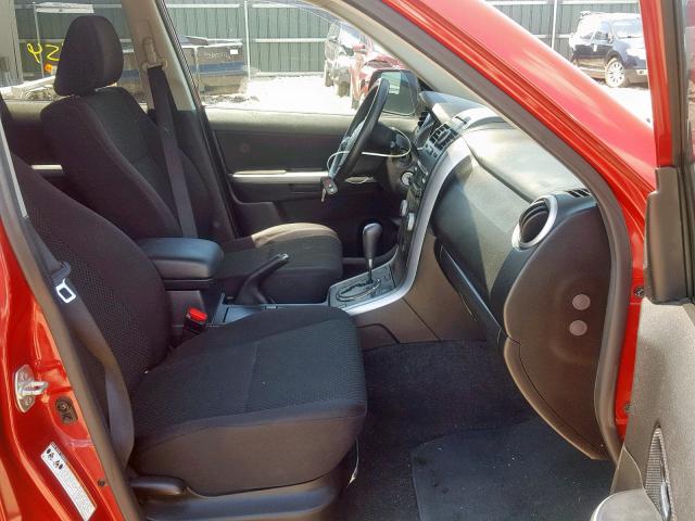 JS3TD0D27B4100669 - 2011 SUZUKI GRAND VITA RED photo 5