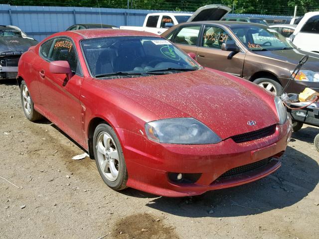 KMHHM65D96U193901 - 2006 HYUNDAI TIBURON GS RED photo 1