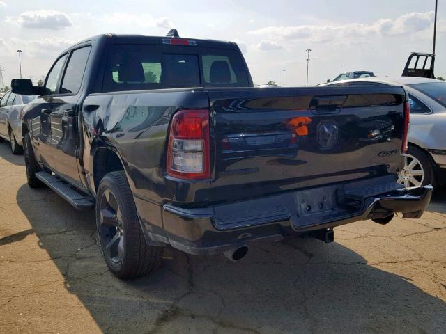 1C6SRFFT8KN671609 - 2019 RAM 1500 BIG H BLACK photo 3