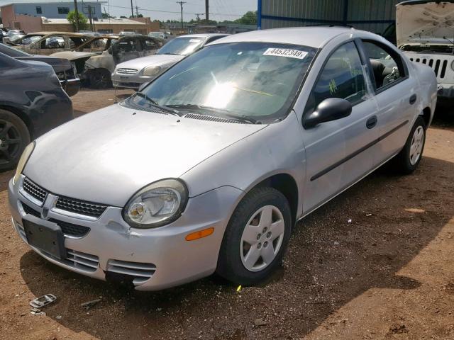 1B3ES26C33D107779 - 2003 DODGE NEON SE SILVER photo 2