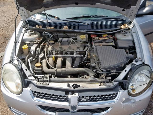 1B3ES26C33D107779 - 2003 DODGE NEON SE SILVER photo 7